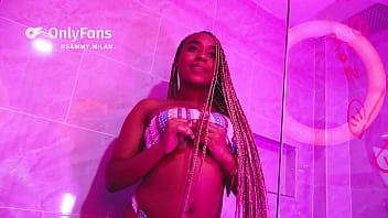 While i'm showering my boyfriend records me i get naughty