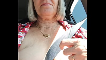 Flashing in the car for all to see