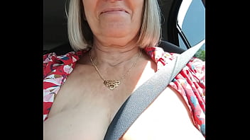 Flashing in the car for all to see