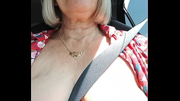 Flashing in the car for all to see
