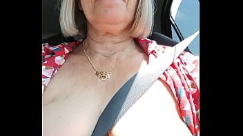 Flashing in the car for all to see
