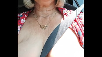 Flashing in the car for all to see