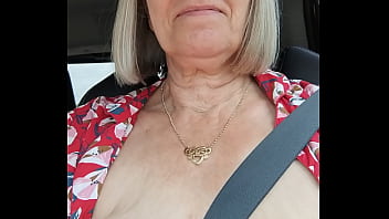 Flashing in the car for all to see