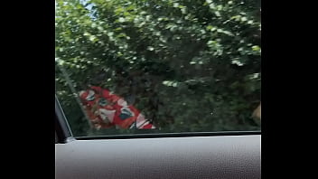 Flashing in the car for all to see