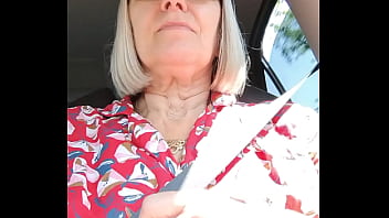 Flashing in the car for all to see