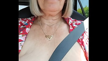 Flashing in the car for all to see