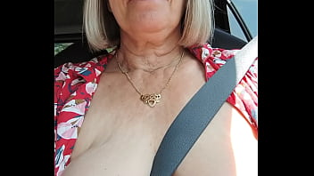Flashing in the car for all to see