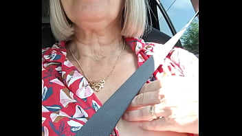 Flashing in the car for all to see