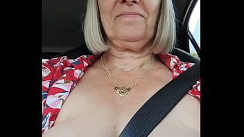 Flashing in the car for all to see