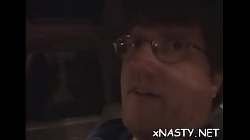 Dirty redhead floozy fingered and fucked hard