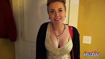 Inked petite blonde micah sucks and milks a big hard boner