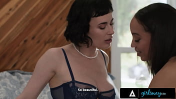 Naughty brunettes have sex toy fun