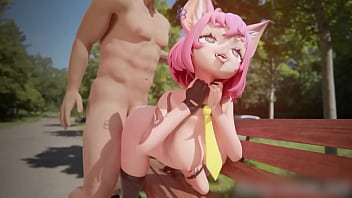 Vtuber dog girl needs master's cock