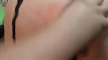 Step mother in law waits for her son in lingerie and models him and lets him suck her ass