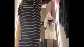 Fingering pussy so hard in public