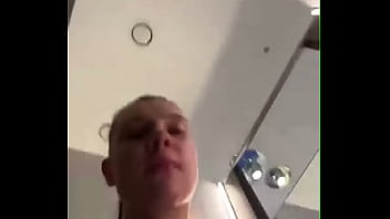 Fingering pussy so hard in public