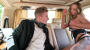 Adult content creator dina joy takes a dp slamming from hung cameraman and driver gp3265