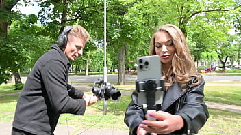 Adult content creator dina joy takes a dp slamming from hung cameraman and driver gp3265