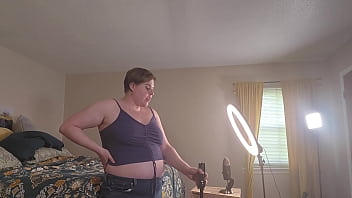 Getting ready & filming giantess video bts clara crisp milf bbw fetish