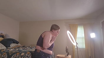 Getting ready & filming giantess video bts clara crisp milf bbw fetish