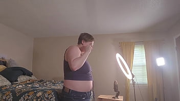 Getting ready & filming giantess video bts clara crisp milf bbw fetish