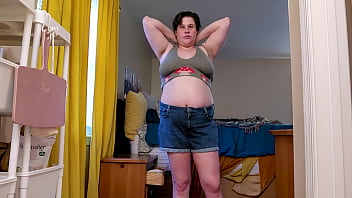 Getting ready & filming giantess video bts clara crisp milf bbw fetish