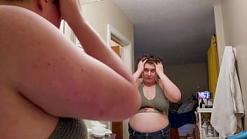 Getting ready & filming giantess video bts clara crisp milf bbw fetish