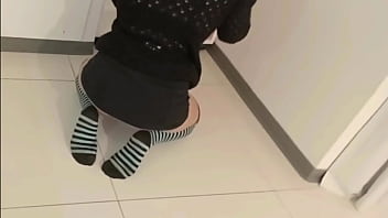 Pegging strap on anal double headed dildo role play