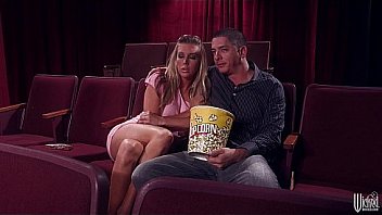 Hot blonde samantha saint meets her old bf at the movie theater Hot blonde samantha saint meets her old bf at the movie theater