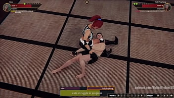 Gigi vs polly nf3d mixed mma femdom combat