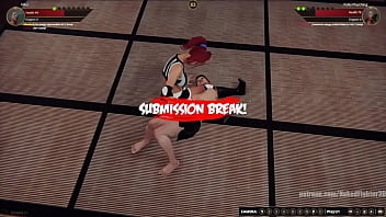 Gigi vs polly nf3d mixed mma femdom combat