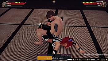 Gigi vs polly nf3d mixed mma femdom combat