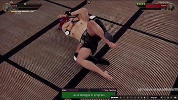 Gigi vs polly nf3d mixed mma femdom combat
