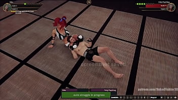 Gigi vs polly nf3d mixed mma femdom combat