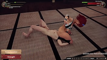Gigi vs polly nf3d mixed mma femdom combat