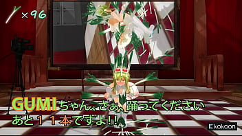 Anime girl dance challenge holding green onions mmd by tarako