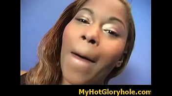 Amazing cock sucking through a gloryhole 29