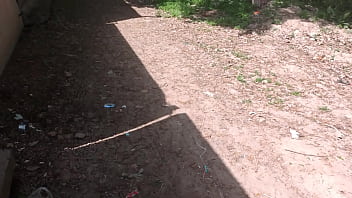 Public blowjob in the park cum on tits pov