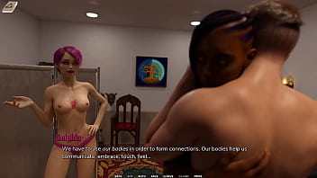 Taboo university #47 tattoed ebony college girl kisses me while her friend masturbates to it