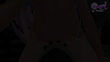 Dark skinned futanari fucks gives you a large package