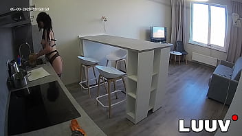 Luuv alice covered in fruit and wearing erotic clothing prepares a homemade surprise for lucien