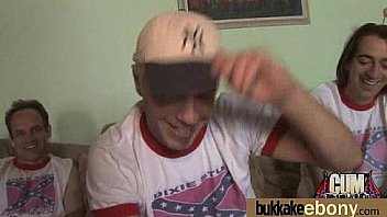 Hot ebony gangbang fun interracial 1