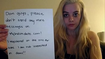 Blonde dominatrix