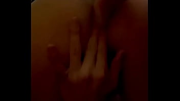 Asshole stretching in shower two