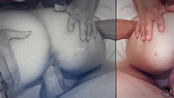 Huge natural boobs blonde and big butt latina threesome tru kait