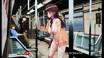 Nodoka exibicionismo no vagão de trem