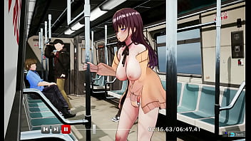 Nodoka exibicionismo no vagão de trem