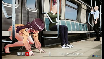 Nodoka exibicionismo no vagão de trem