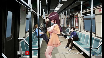 Nodoka exibicionismo no vagão de trem