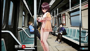 Nodoka exibicionismo no vagão de trem